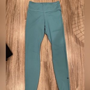 Teal Nike leggings Size medium